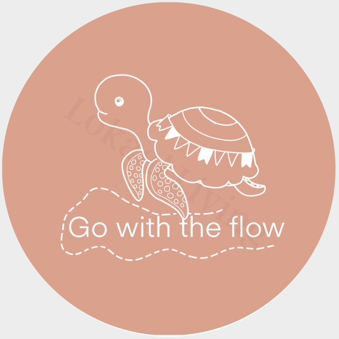 Muurcirkel Go with the Flow
