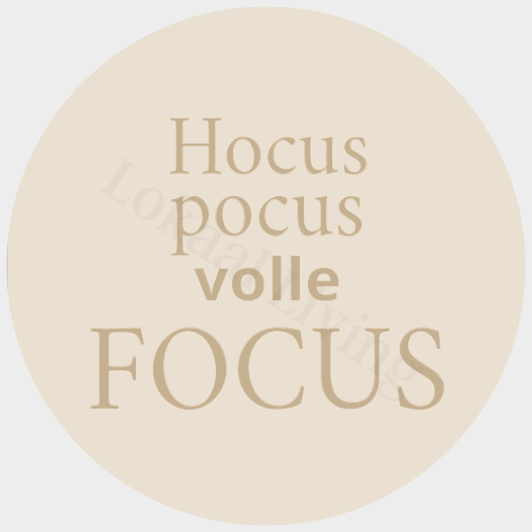 Onderzetter Hocus pocus volle focus