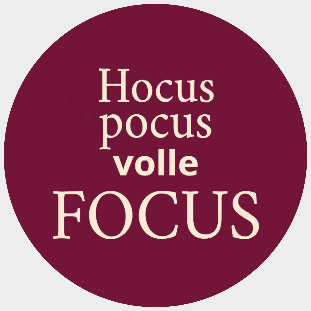 Onderzetter Hocus pocus volle focus