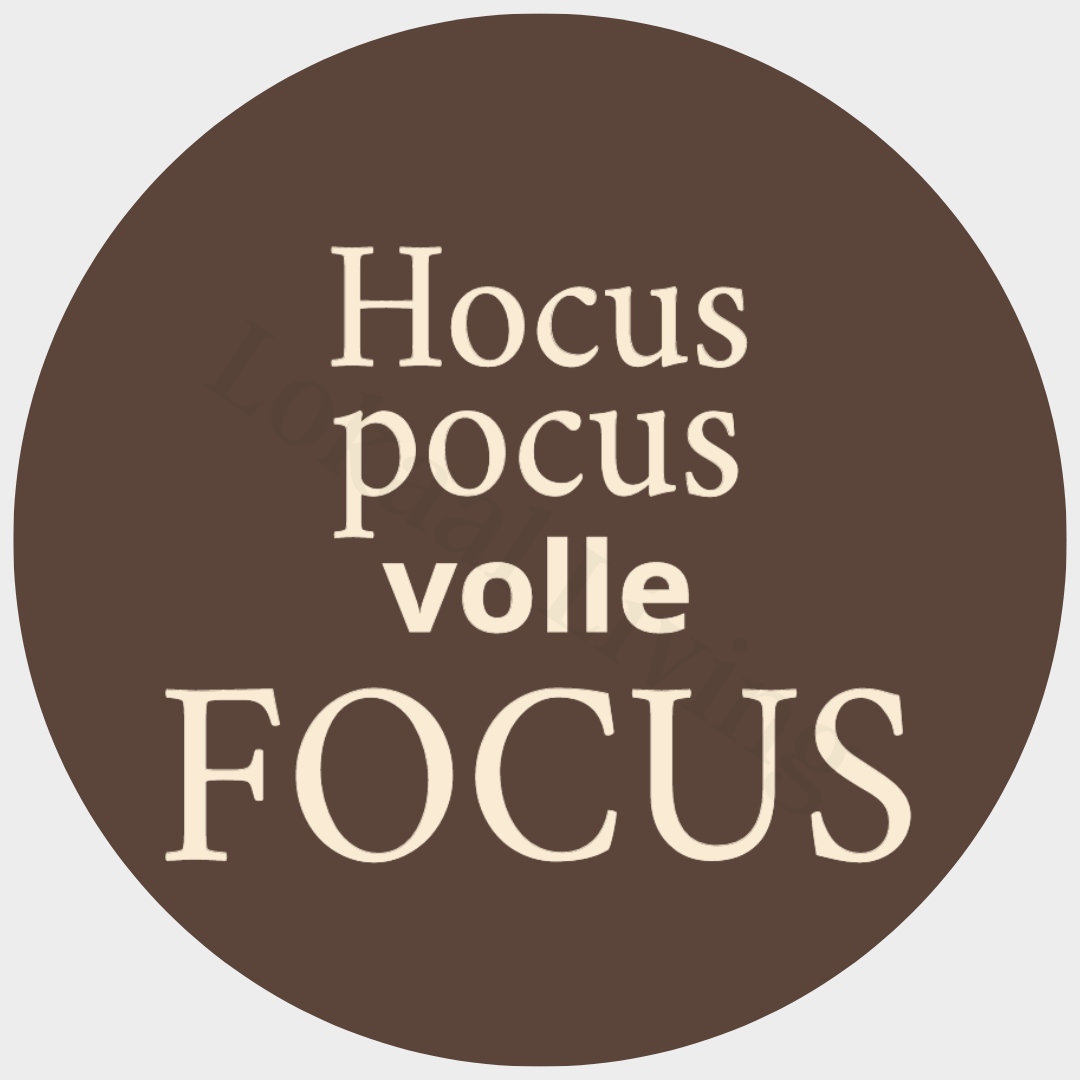 Onderzetter Hocus pocus volle focus
