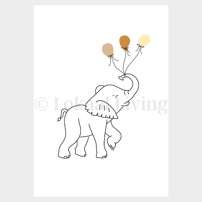 Poster Olifant