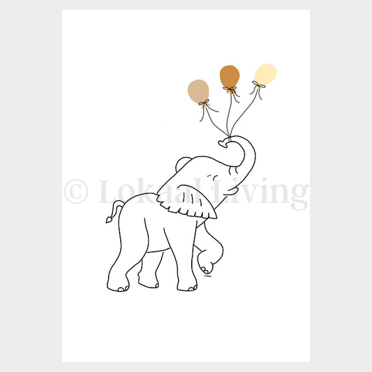 Poster Olifant