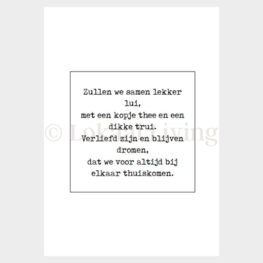 Poster Samen
