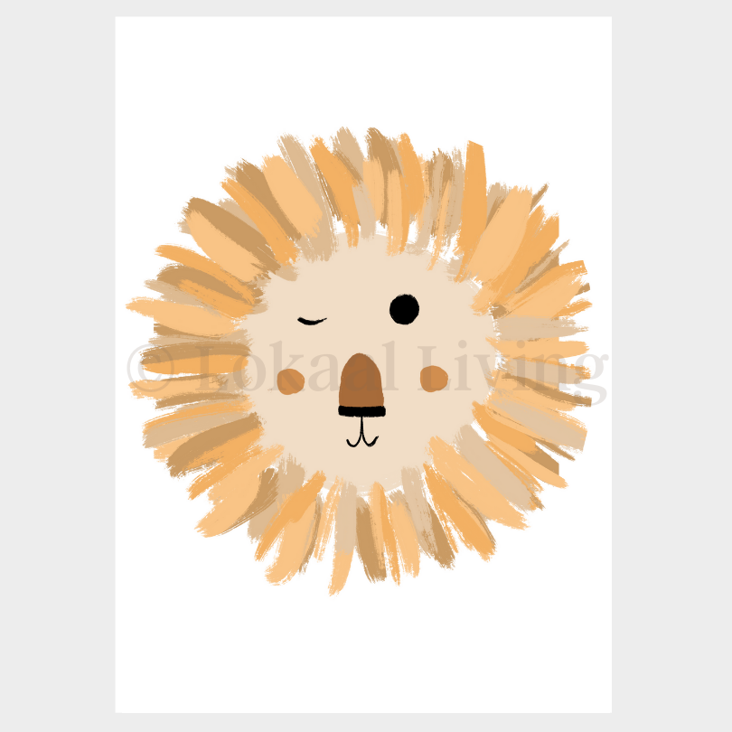 Poster Leeuw