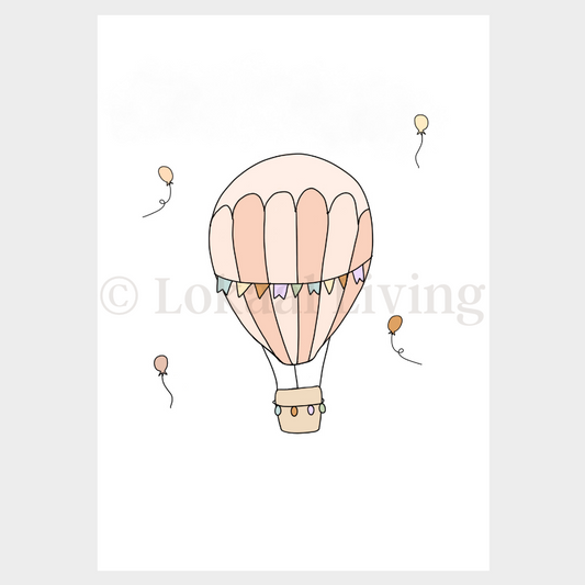 Poster Luchtballon