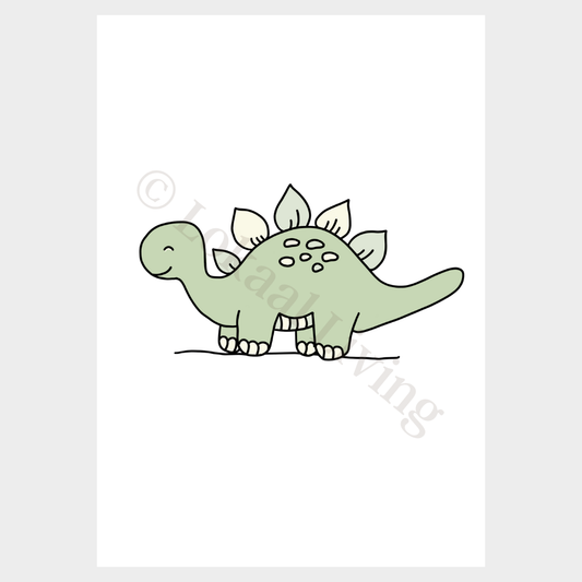 Poster Stegosaurus