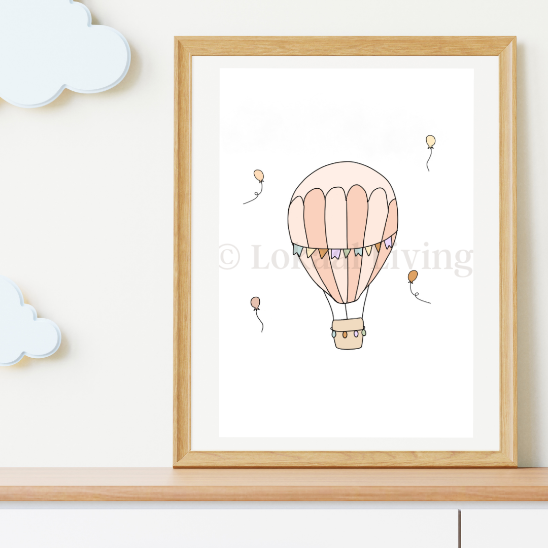 Poster Luchtballon