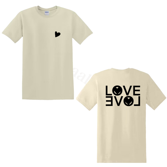 Shirt - Zand - volwassenen - (ontwerp naar keuze)