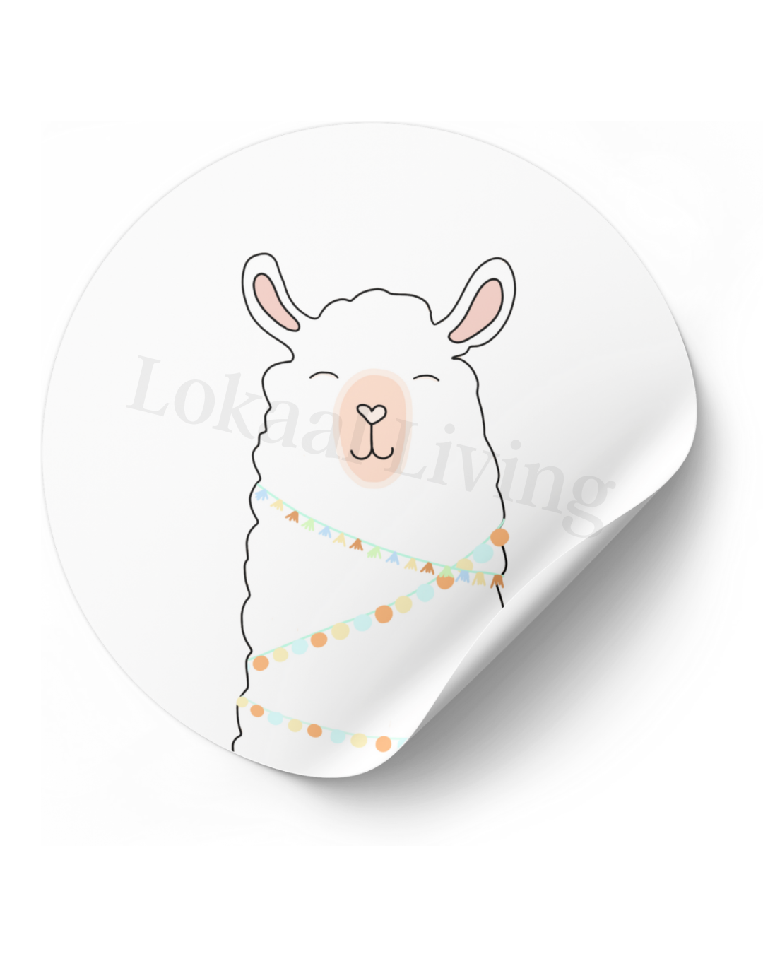 Stickerset Alpaca