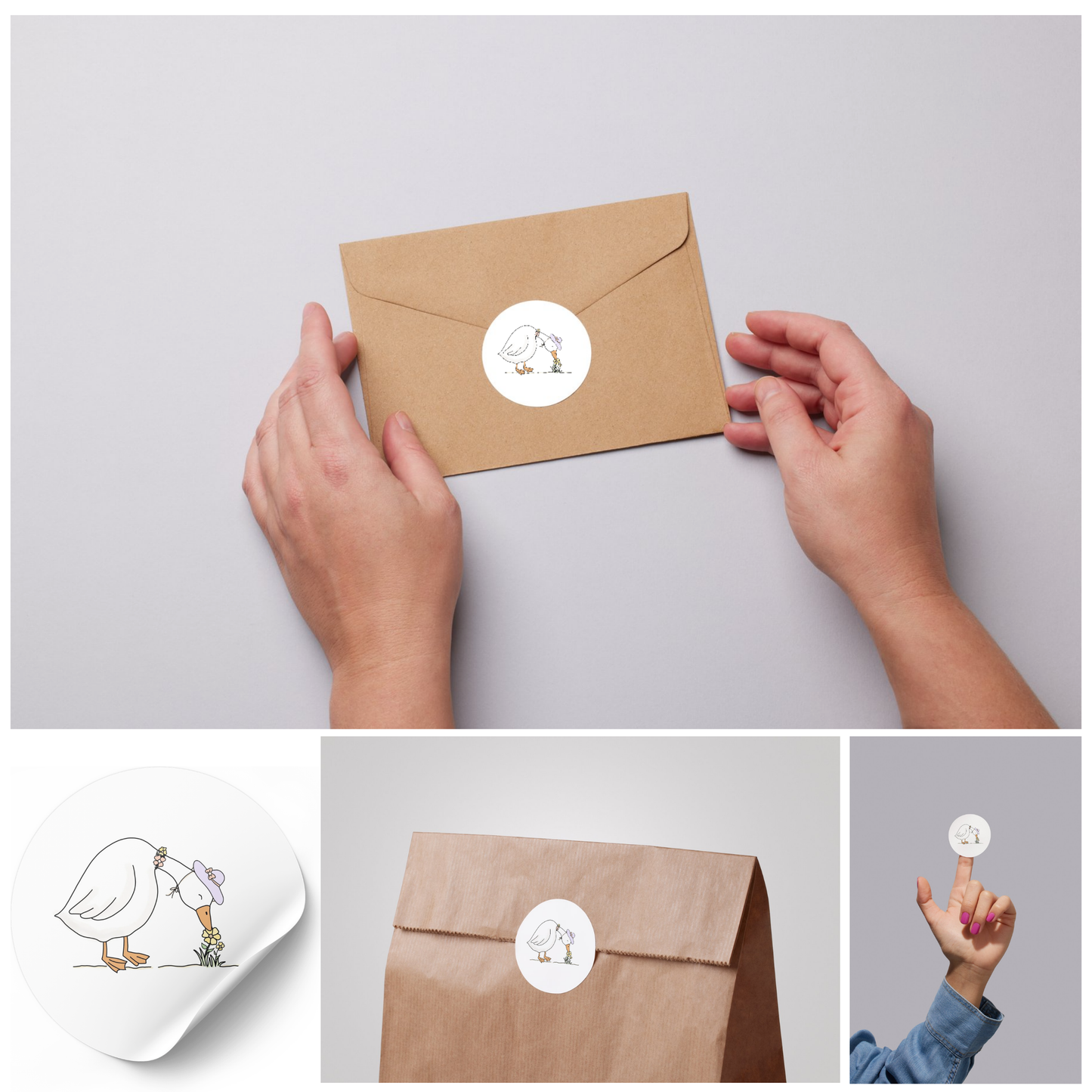 Stickerset Gans