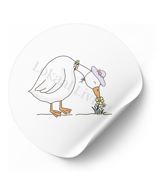 Stickerset Gans