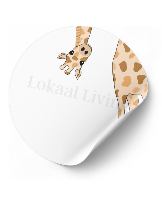 Stickerset Giraffe