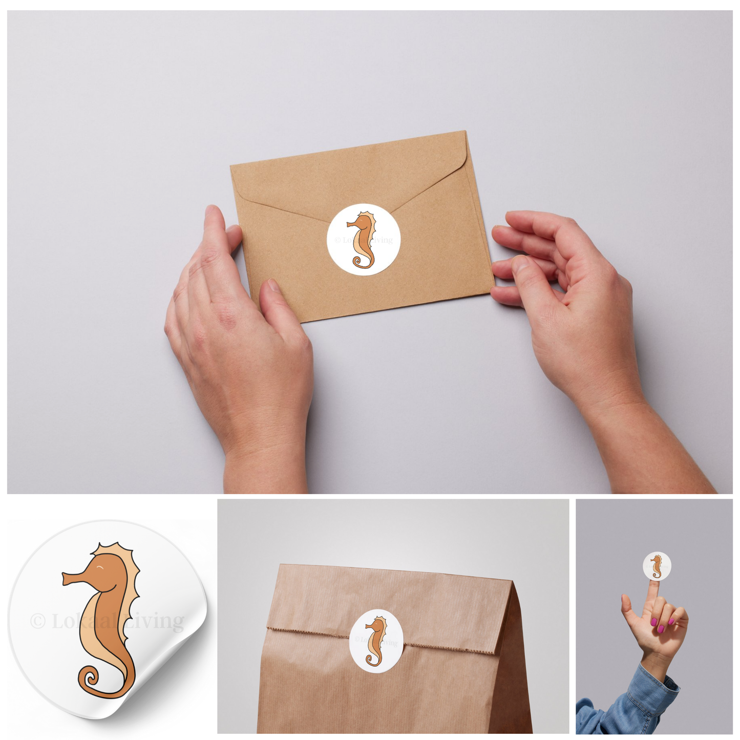 Stickerset Zeepaardje