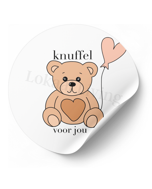 Stickerset knuffel voor jou