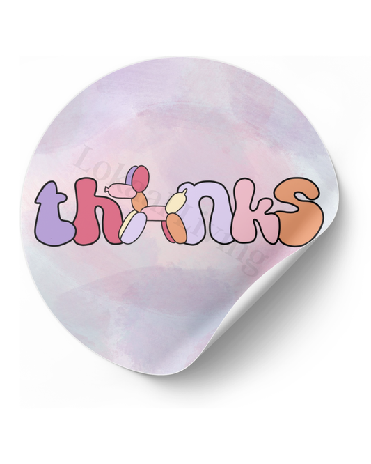 Stickerset Thanks
