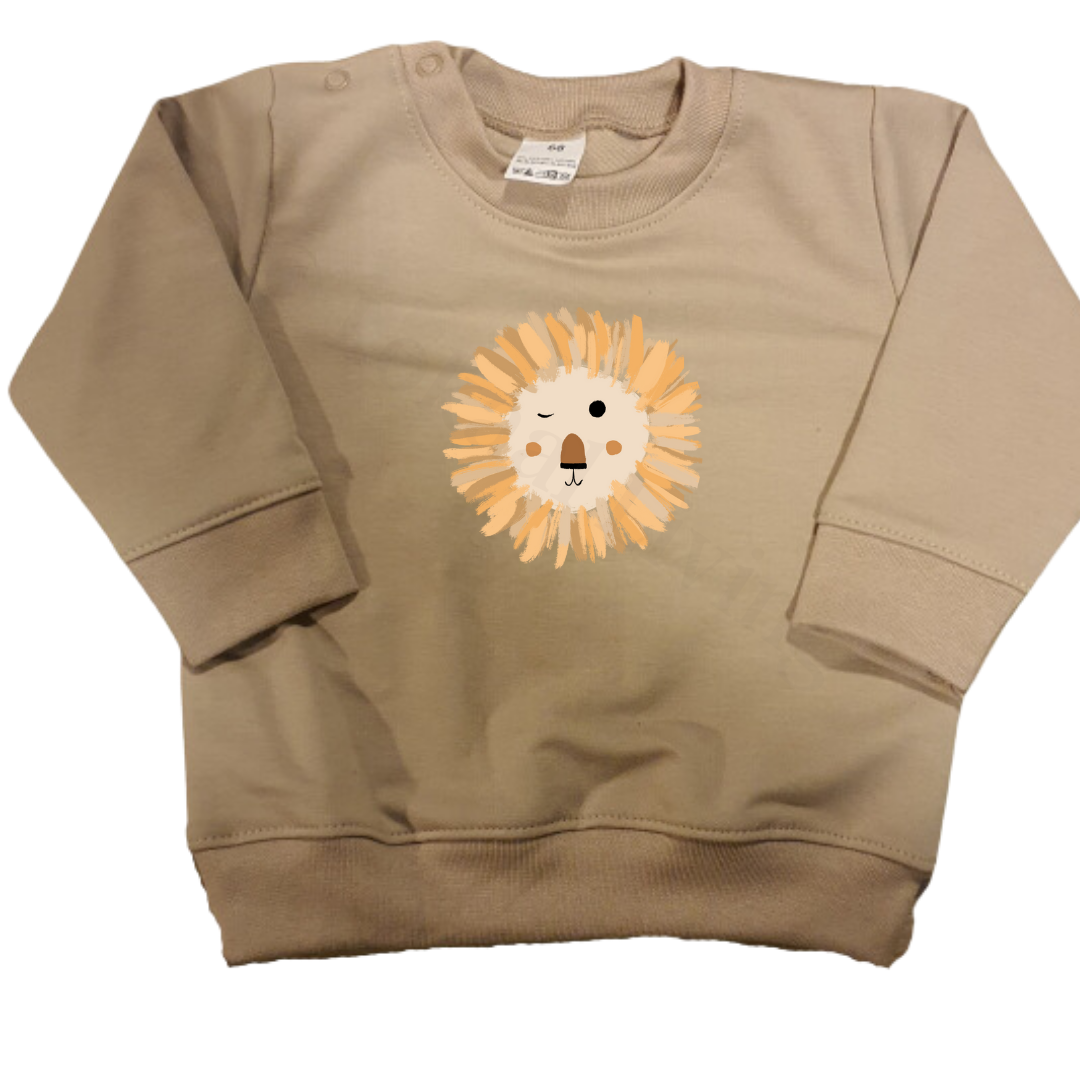 Sweaters - maat 56-104 - Zand - (ontwerp naar keuze)