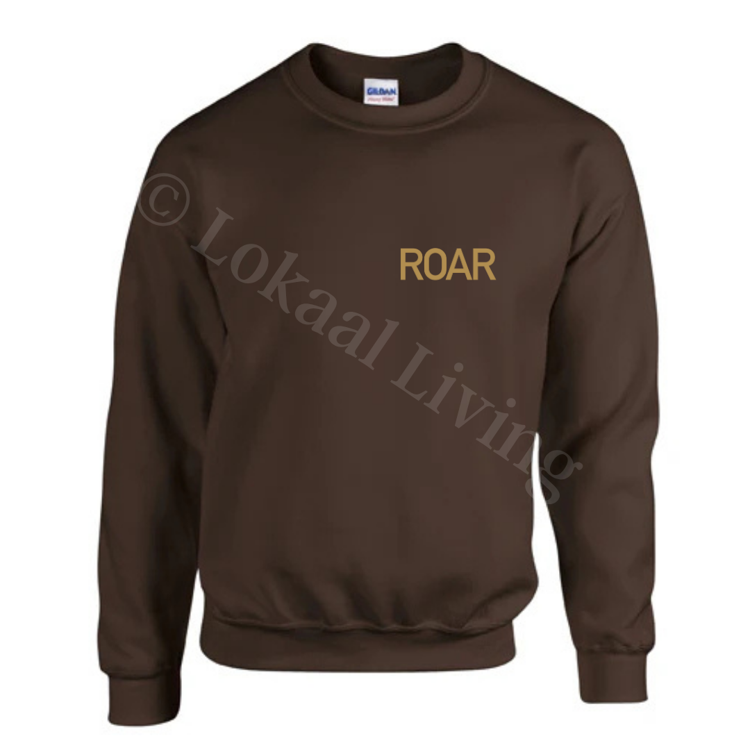 Sweater - Chocolade bruin - volwassenen - (ontwerp naar keuze)