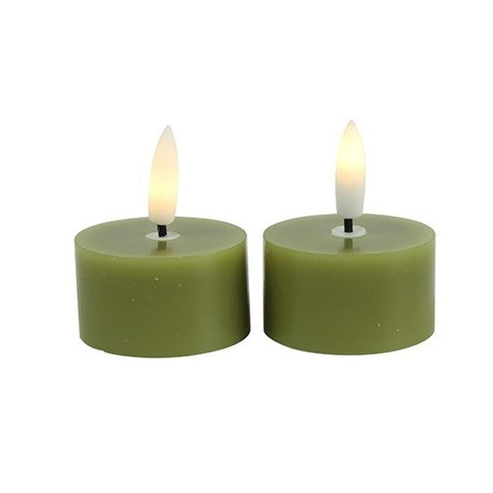 LED waxinelichtjes (was, set van 2)