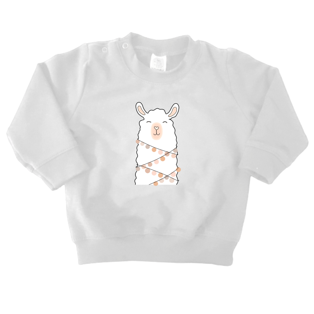 Sweaters - maat 56-104 - Wit - (ontwerp naar keuze)