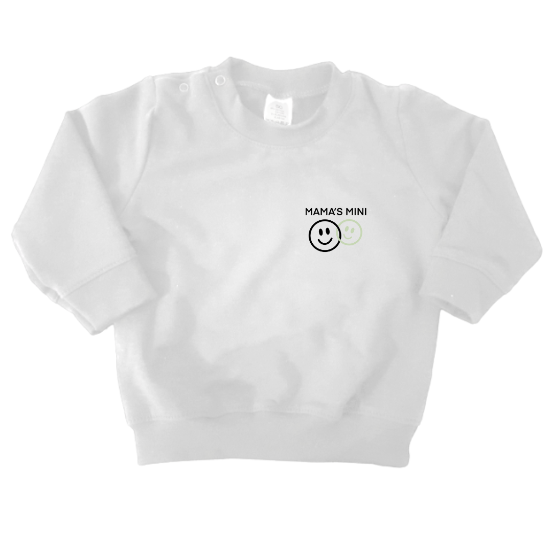 Sweaters - maat 56-104 - Wit - (ontwerp naar keuze)