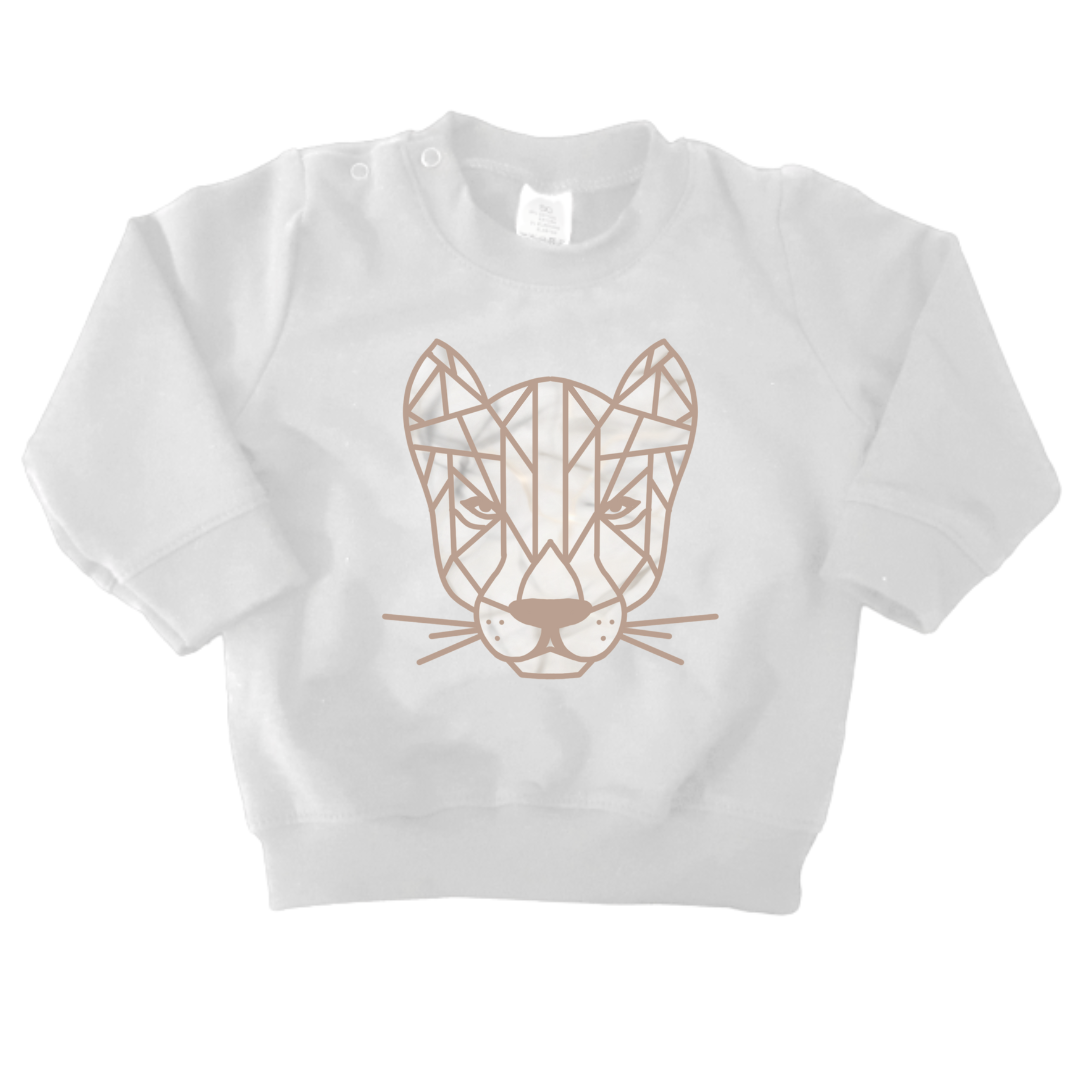 Sweaters - maat 56-104 - Wit - (ontwerp naar keuze)