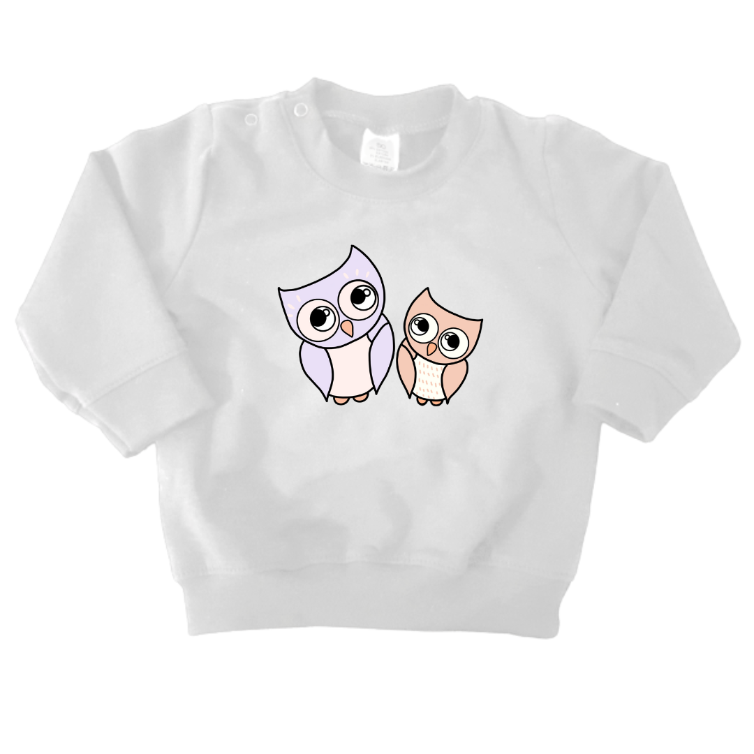 Sweaters - maat 56-104 - Wit - (ontwerp naar keuze)