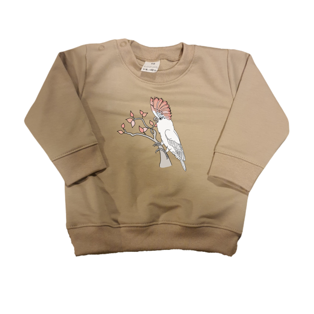 Sweaters - maat 56-104 - Zand - (ontwerp naar keuze)