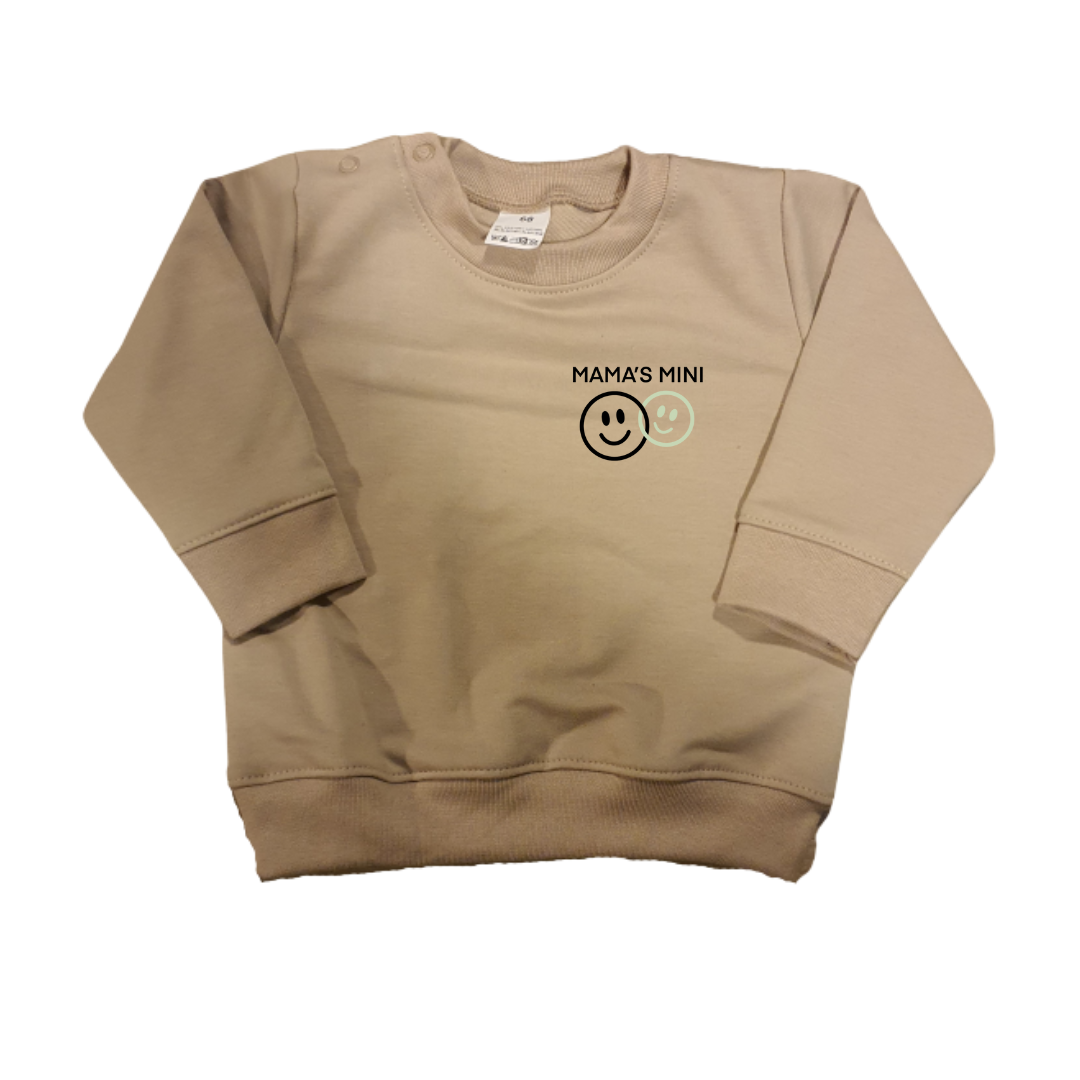 Sweaters - maat 56-104 - Zand - (ontwerp naar keuze)