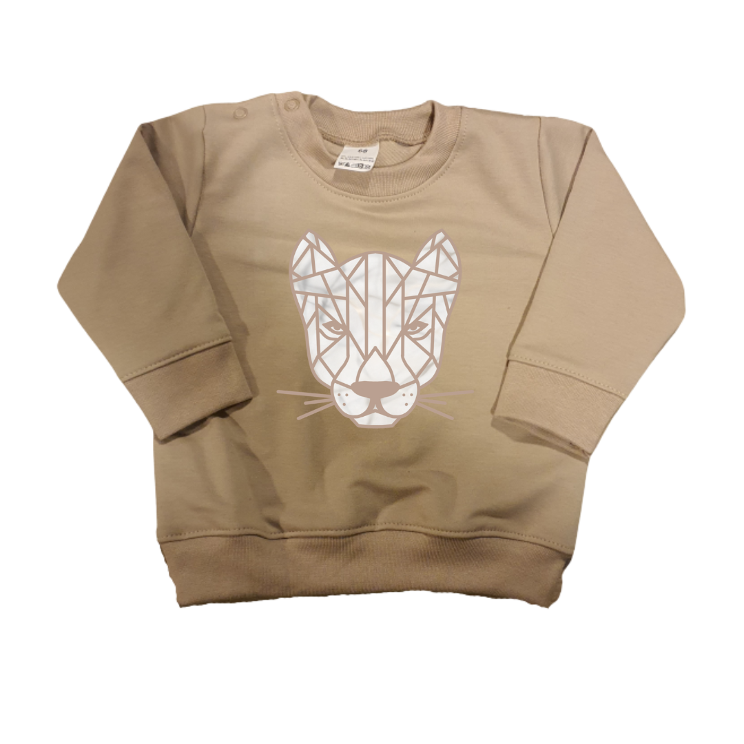 Sweaters - maat 56-104 - Zand - (ontwerp naar keuze)