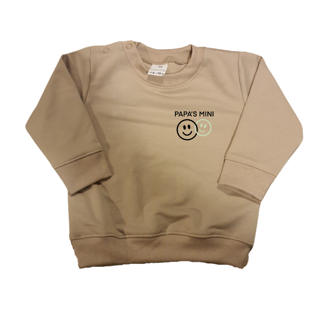 Sweaters - maat 56-104 - Zand - (ontwerp naar keuze)